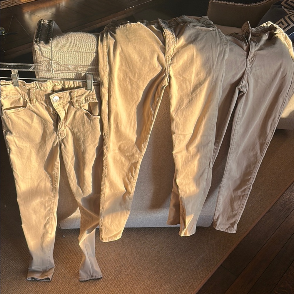 American Eagle Outfitters Tan Stretch Pants